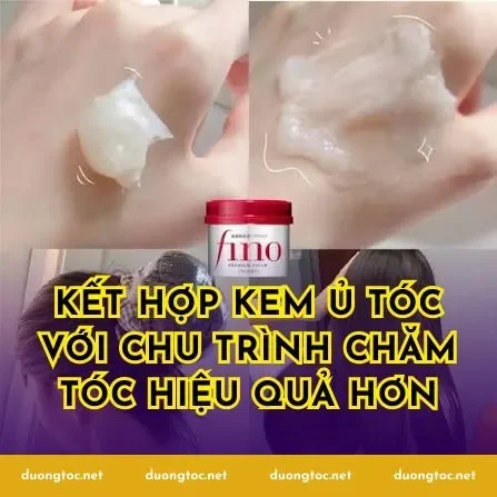 Kết hợp kem ủ tóc với chu trình chăm tóc hiệu quả hơn